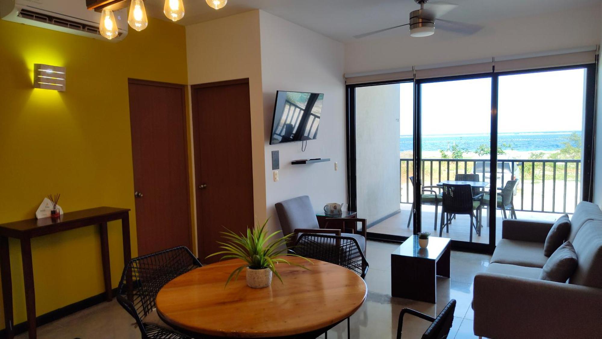 Vela'S Condos Ocean Front Puerto Morelos Exteriör bild